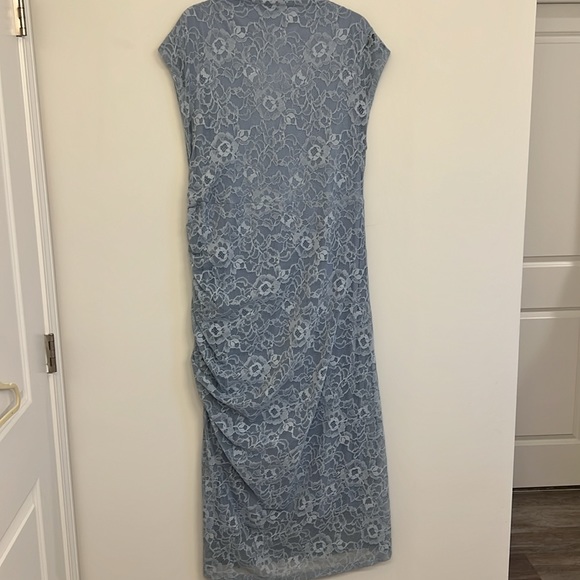 Anthropologie the Maya ruched cowl-neck dress in lace XL - Picture 6 of 13